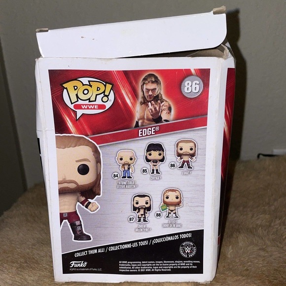Funko Pop WWE 86 EDGE Vinyl Figure Read Description - Picture 3 of 5